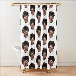 Richard Ayoade Paints A Shower Curtain