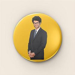 Richard Ayoade - BAFTA Winner Comedian Richard Ayoade Pins