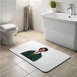 Richard Ayoade - Travel Man Host Richard Ayoade Bath Mats