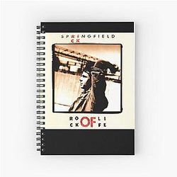 Rick Springfield rock of life Spiral Notebook