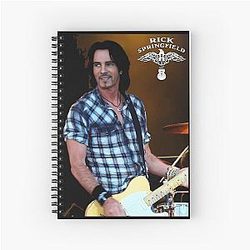 rick springfield singer man popular 99art Spiral Notebook