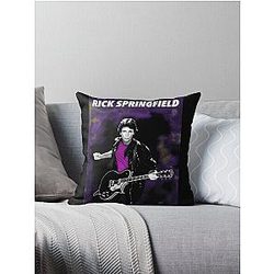 Rick Springfield Tribute Throw Pillow