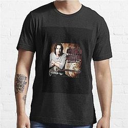 rick springfield in album cover with guitar 99art Essential T-Shirt