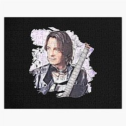 Rick Springfield Purple Music Notes Jigsaw Puzzle