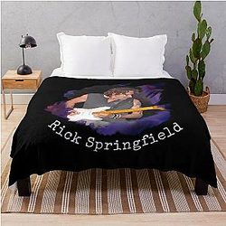 Rick Springfield Live Throw Blanket