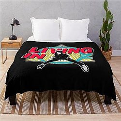 Rick Springfield 1983 Living in OZ Vintage 80s Throw Blanket