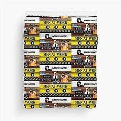 mkroskopis Rick Springfield Duvet Cover