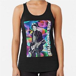 RICK SPRINGFIELD cute Racerback Tank Top