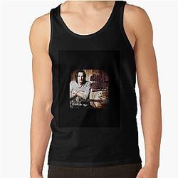 rick springfield in album cover with guitar 99art Tank Top