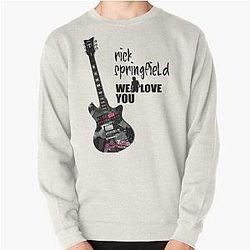 rick springfield sticker Pullover Sweatshirt
