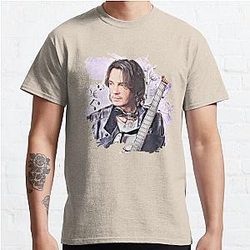 Rick Springfield Purple Music Notes Classic T-Shirt