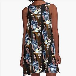 rick springfield singer man popular 99art A-Line Dress