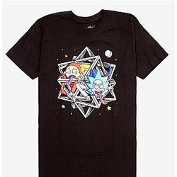 Rick And Morty Graphic Polyhedream T-Shirt