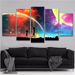Canvas Pictures Rick And Morty 3D Print Wallpapers