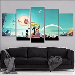 Peace Rick And Morty 3D Wallpapers
