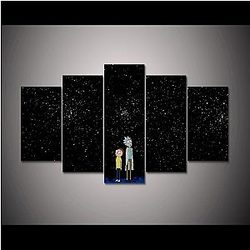 Rick And Morty In The Dark Night Canvas Wallpapers