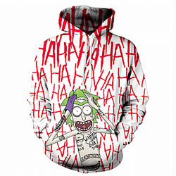 Hiphop Rick and Morty New 3D Hoodie