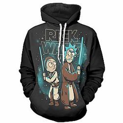 Starwars Rick &amp; Morty Super Hot Hoodie