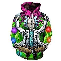 New Rick Sanchez Awesome 3D Hoodies