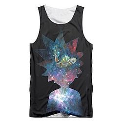 Funny Rick Anime 3D Tank Tops