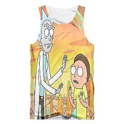New Arrival Rick And Morty 3D Tank Tops