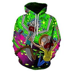 Rick Sanchez &amp; Morty Smith Winter Hoodie