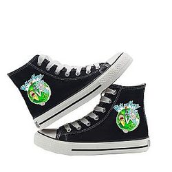 New Arrival Unique Rick And Morty Canvas Converse
