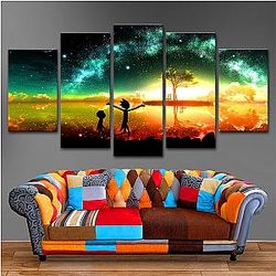 Rick And Morty 5 Pieces Decor Wallpapers