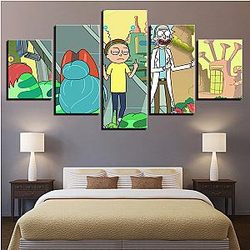 New 5 Pieces Rick And Morty Cartoon Wallpapers