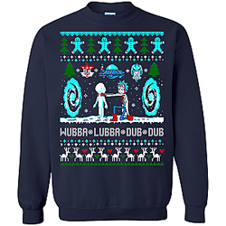Rick And Morty Christmas Theme Sweatshirt