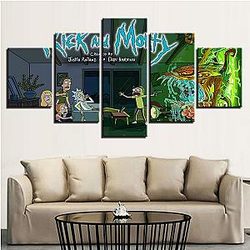 Rick And Morty Style 3D Decor Wallpapers