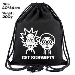 Rick And Morty Cool Black Backpack