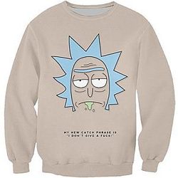 Rick Sanches Sad Face Sweatshirt