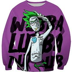 Rick And Morty Violet Sweatshirt
