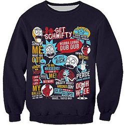 Rick And Morty Combinable Sweatshirt