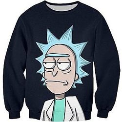 Rick Sanches Black Sweatshirt