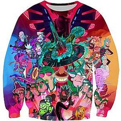 Rick And Morty New 3D Sweatshirt