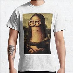 Minions Merch – Minionlisa Funny Printed Classic T-Shirt
