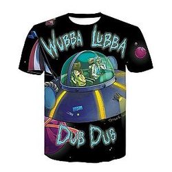 Rick And Morty  Wubba Lubba 3D T-shirt