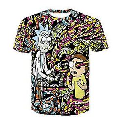 Rick And Morty Style 3D T-shirt