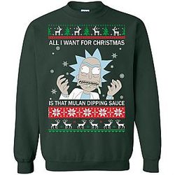 All I Want For Christmas Is That Mulan Dipping Sauce Sweatshirt
