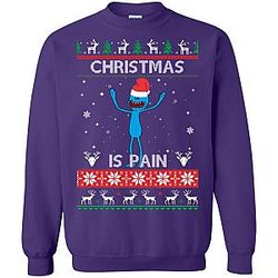 Christmas Is Pain Rick And Morty Sweatshirt