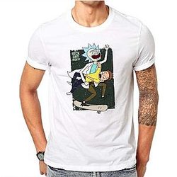 New Arrival Rick n Morty White T-shirt