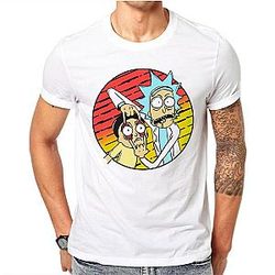 Funny Rick And Morty Unisex White T-shirt