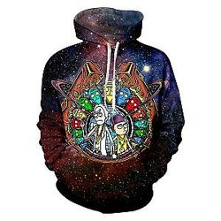 Galaxy Space Rick And Morty Hot Hoodie