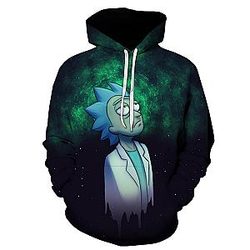 2020 New Custom 3D Rick Hoodie