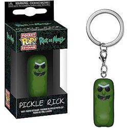 Pickle Rick Keychain