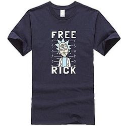Free Rick Casual Men T-shirts