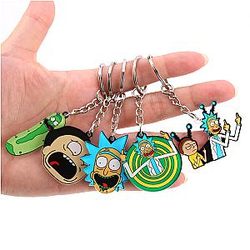 Rick &amp; Morty Keychain