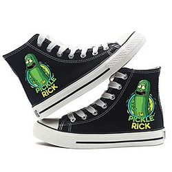 Pickle Rick Casual Converse Shoes